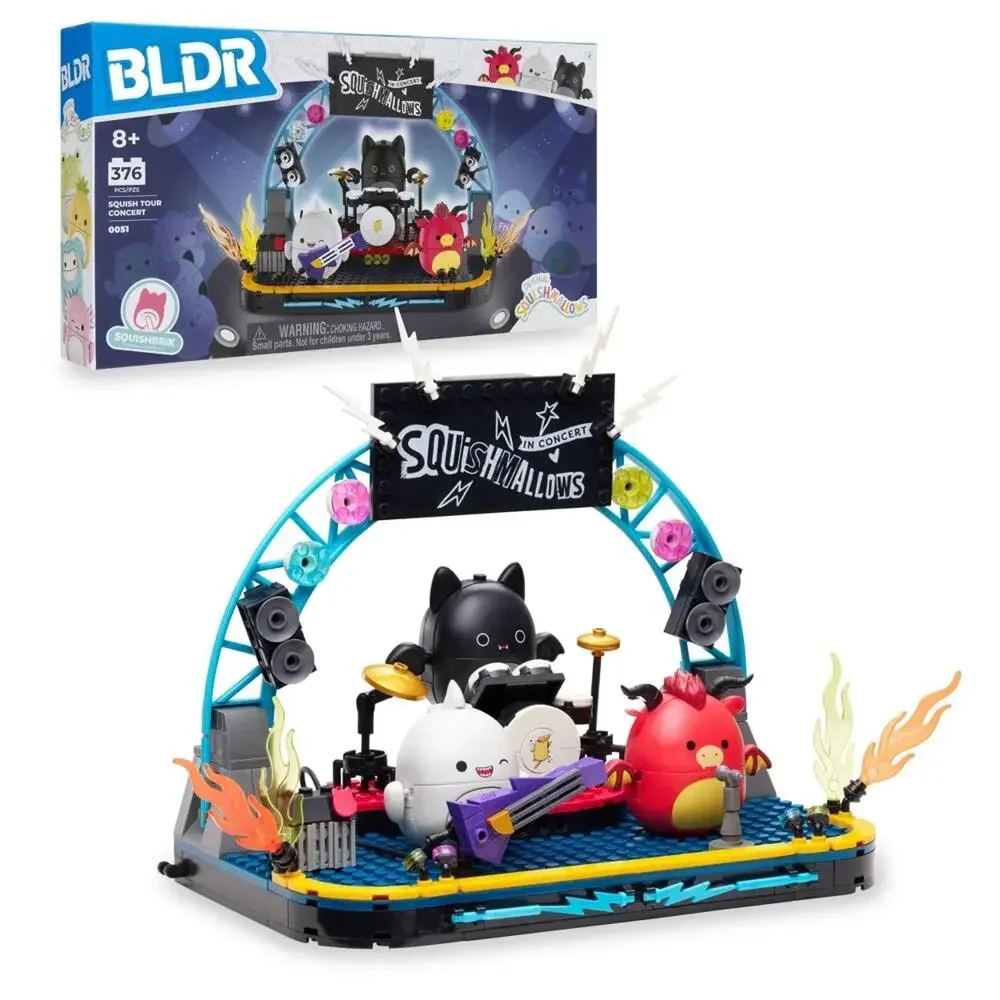 BLDR Squishmallows Squish Tour Concert Building Set - 379 pc NIB